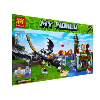 Конструктор Lele My World арт.33162 «Черный дракон» 323 дет.