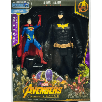 Коллекционные фигурки Avengers Titan Hero «Бэтмен и Супермен»  