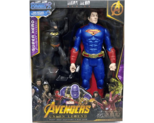 Коллекционные фигурки Avengers Titan Hero «Супермен и Бэтмен»  