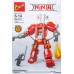 Конструктор Bozhi Ninja арт. 193 «Красный робот»  304 дет.