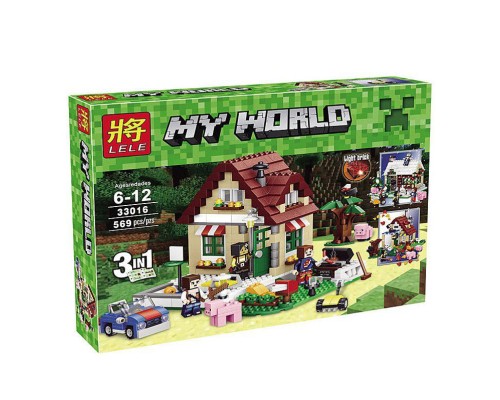 Конструктор Lele My World арт.33016 «Времена года» 569 дет.