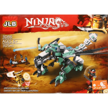 Конструктор JLB Ninja арт.3D86 «Thunoer Sworosman» 305 дет.  