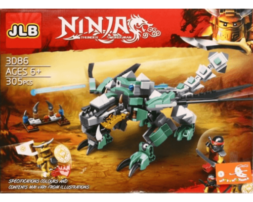 Конструктор JLB Ninja арт.3D86 «Thunoer Sworosman» 305 дет.  