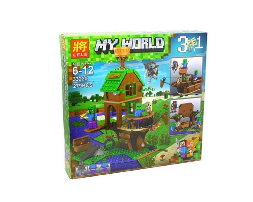 Конструктор Lele My World арт.33220 «Дом-корабль зомби» 279 дет.