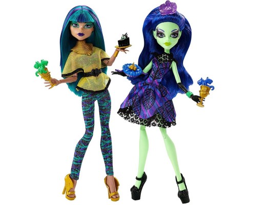 Куклы Mattel Monster High Scream and Sugar Doll - Nefera de Nile and Amanita Nightshade