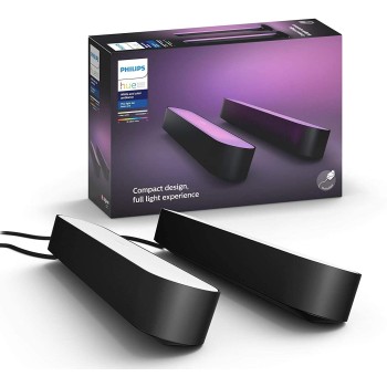 Комплект умных светодиодных ламп Philips Hue Play 2 шт (Black)