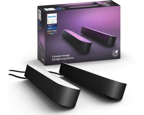 Комплект умных светодиодных ламп Philips Hue Play 2 шт (Black)