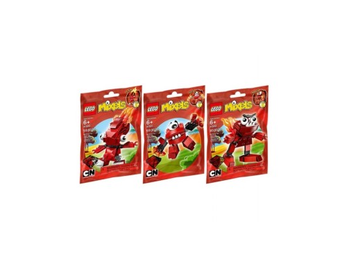 Набор Lego Mixels 1 series красные
