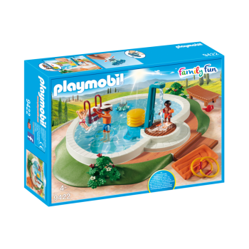 Конструктор Playmobil Летний отдых: бассейн с душем, арт.9422, 40 дет.