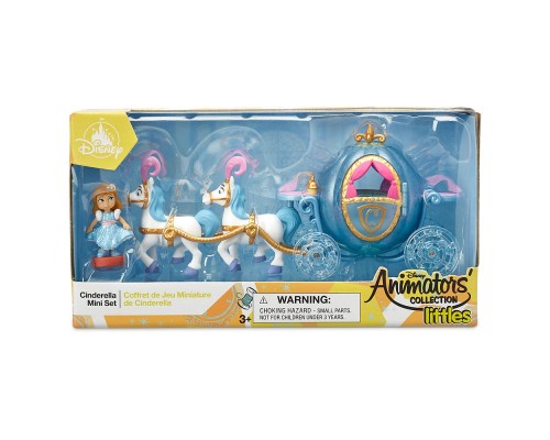 Игровой набор микро "Золушка с каретой" Disney Animators' Collection Littles
