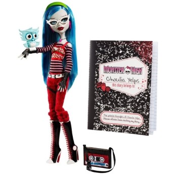 Кукла Monster High Ghoulia Yelps Doll with Pet Owl Sir Hoots A Lot
