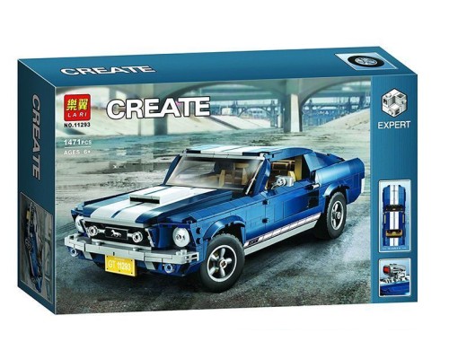 Конструктор LARI 11293 CREATE Ford Mustang Форд Мустанг 1471 дет.