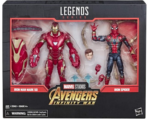 Набор фигурок Marvel Legends Series Avengers: Infinity War Iron Man Mark 50 & Iron Spider
