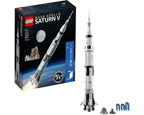 Ракетно-космическая система 21309 НАСА «Сатурн-5-Аполлон» LEGO 1969 дет.
