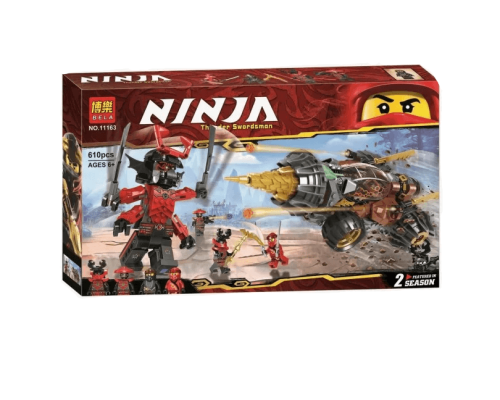 Конструктор Ninja 11163 Земляной бур Коула, 610 деталей