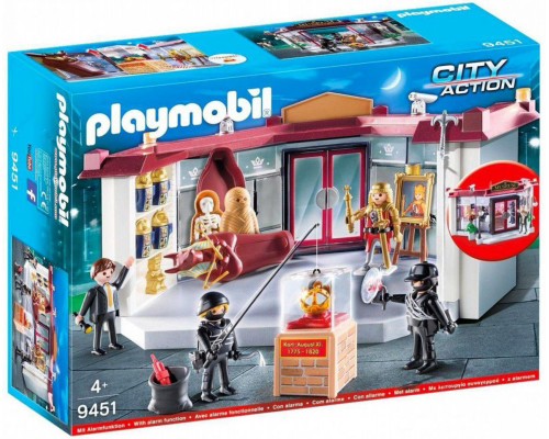 Конструктор Playmobil Ограбление в музее арт.9451, 37 дет.
