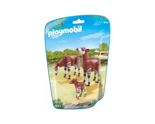 Конструктор Playmobil Дикие животные: семья окапи, арт.6643, 3 дет.