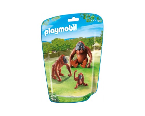 Конструктор Playmobil Дикие животные: семья орангутангов, арт.6648, 3 дет.