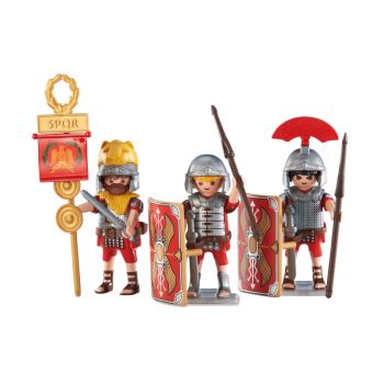 Конструктор Playmobil Римляне и Египтяне: Три римских легионера, арт. 6490, 14 дет.
