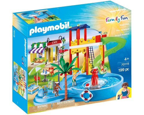 Конструктор Playmobil Аквапарк с кафе, арт.70115, 199 дет.