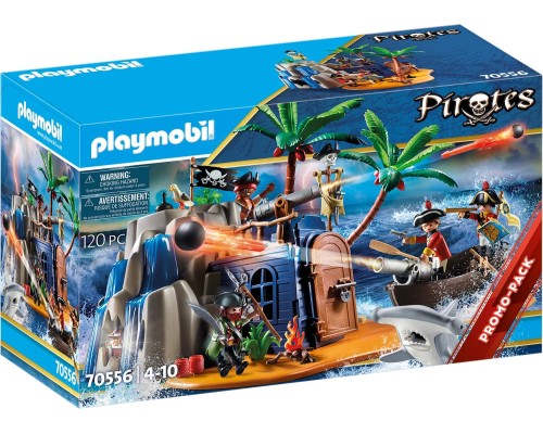 Конструктор Playmobil Штурм пиратского острова, арт.70556, 120 дет.