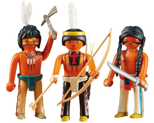 Конструктор Playmobil Дикий Запад: Три индейца, арт.6272, 10 дет.
