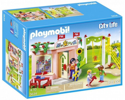 Конструктор Playmobil Игровая площадка детского сада, арт.5634, 88 дет.