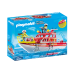 Конструктор Playmobil Пожарный катер с подводным мотором, арт.70147, 70 дет.