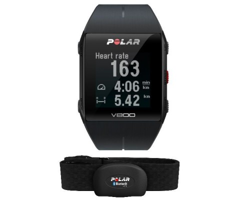 Часы Polar V800 HR с датчиком Polar H10 black