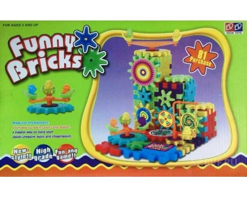 Конструктор-шестеренка Funny Bricks