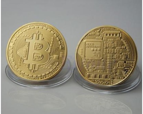 Сувенирная монета Биткоин