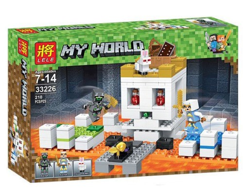 Конструктор LELE Minecraft Арена-череп арт.33226. 210 дет.