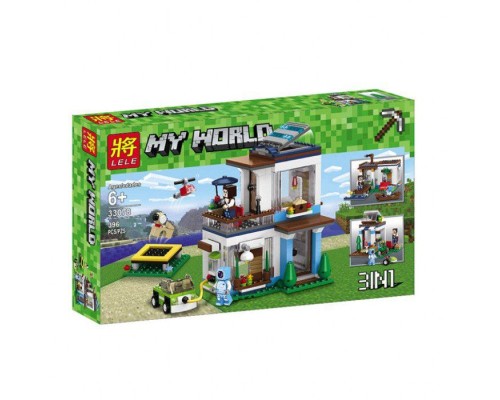 Конструктор Lele Minecraft арт. 33078 "Заправка" 396дет.