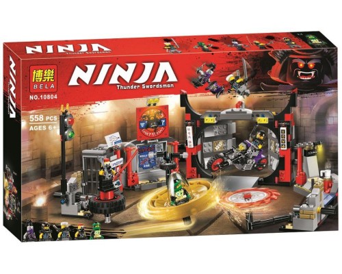 Конструктор Bela Ninja арт. 10804 Штаб-квартира сыновей Гармадона  558 дет.