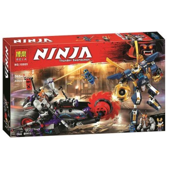 Конструктор BELA NINJA "Киллоу против Самурая Х" арт. 10805, 565 дет.