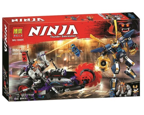 Конструктор BELA NINJA "Киллоу против Самурая Х" арт. 10805, 565 дет.