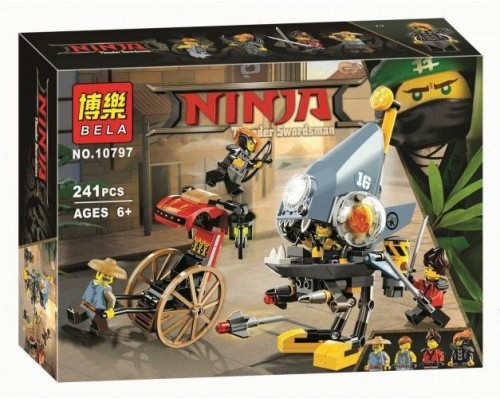 Конструктор BELA Ninja  "Нападение пираньи" 241 дет. арт. 10797 