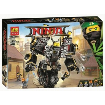 Конструктор BELA NINJA Робот землетрясений арт. 10800, 1232дет.