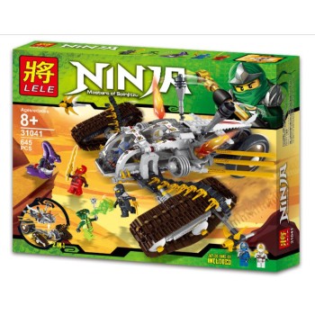 Конструктор LELE Ninja Сверхзвуковой самолет арт. 31041, 645 дет.