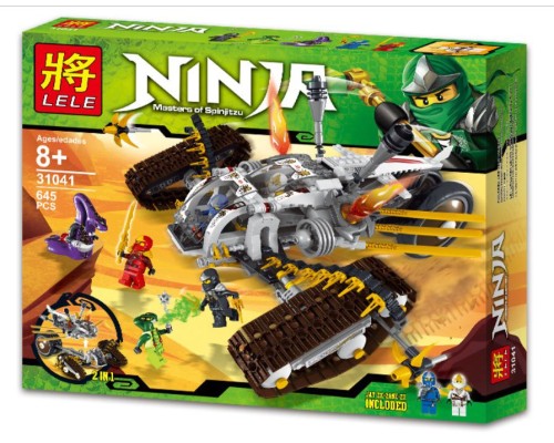 Конструктор LELE Ninja Сверхзвуковой самолет арт. 31041, 645 дет.