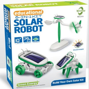 Игрушка-конструктор на солнечной батарее Solar Robot 6 в 1