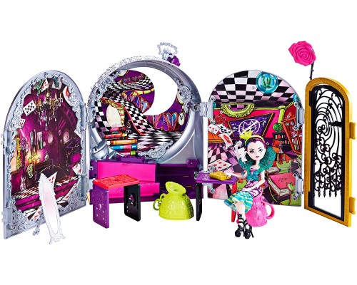 Кукла Mattel Ever After High Way Too Wonderland High and Raven Queеn Рlayset