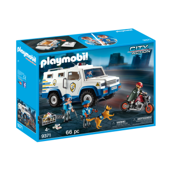 Конструктор Playmobil Погоня за грабителем Полиция арт.9371, 66 дет.