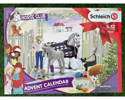 Конструктор Schleich Адвент календарь Конный клуб, арт.98269, 24 дет.
