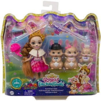 Enchantimals royals Семья кроликов с куклой Бристел Brystal