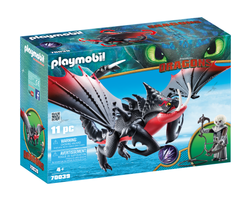 Конструктор Playmobil Смертолап и Гриммель Драконы, арт.70039, 11 дет.