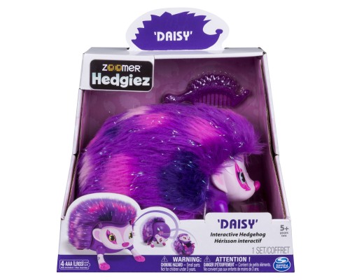 Интерактивный ежик Zoomer Hedgiez , Daisy с подсветкой, звуками, кувырками