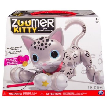 Интерактивный котенок Spin Master Zoomer Kitty – Zooey – Target Exclusive (белый)