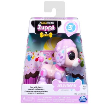 Интерактивный щенок ZOOMER Zupps Spin Master Jellybean Poodle (розовый, сиреневый)