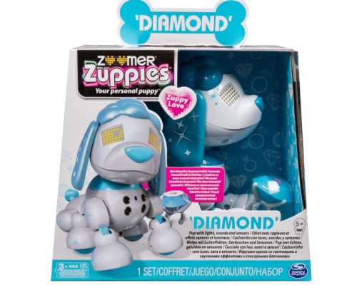 Интерактивный щенок Spin Master Zoomer Zuppy Love Diamond – Wal-Mart Exclusive